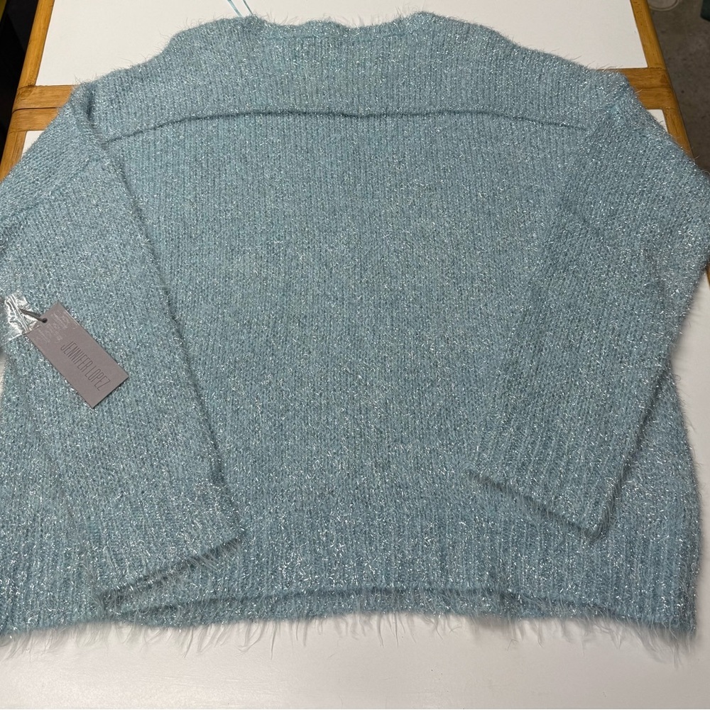 Jennifer Lopez Light Blue Women's Sweater - Picture 7 of 7